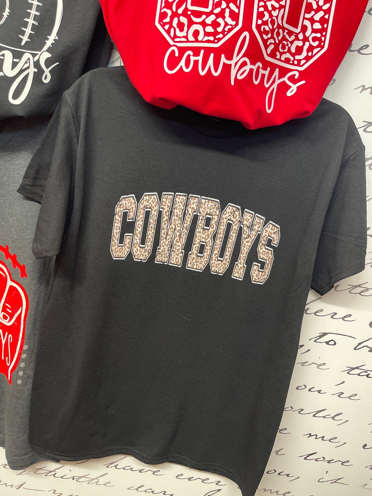 COWBOYS LEOPARD TEE