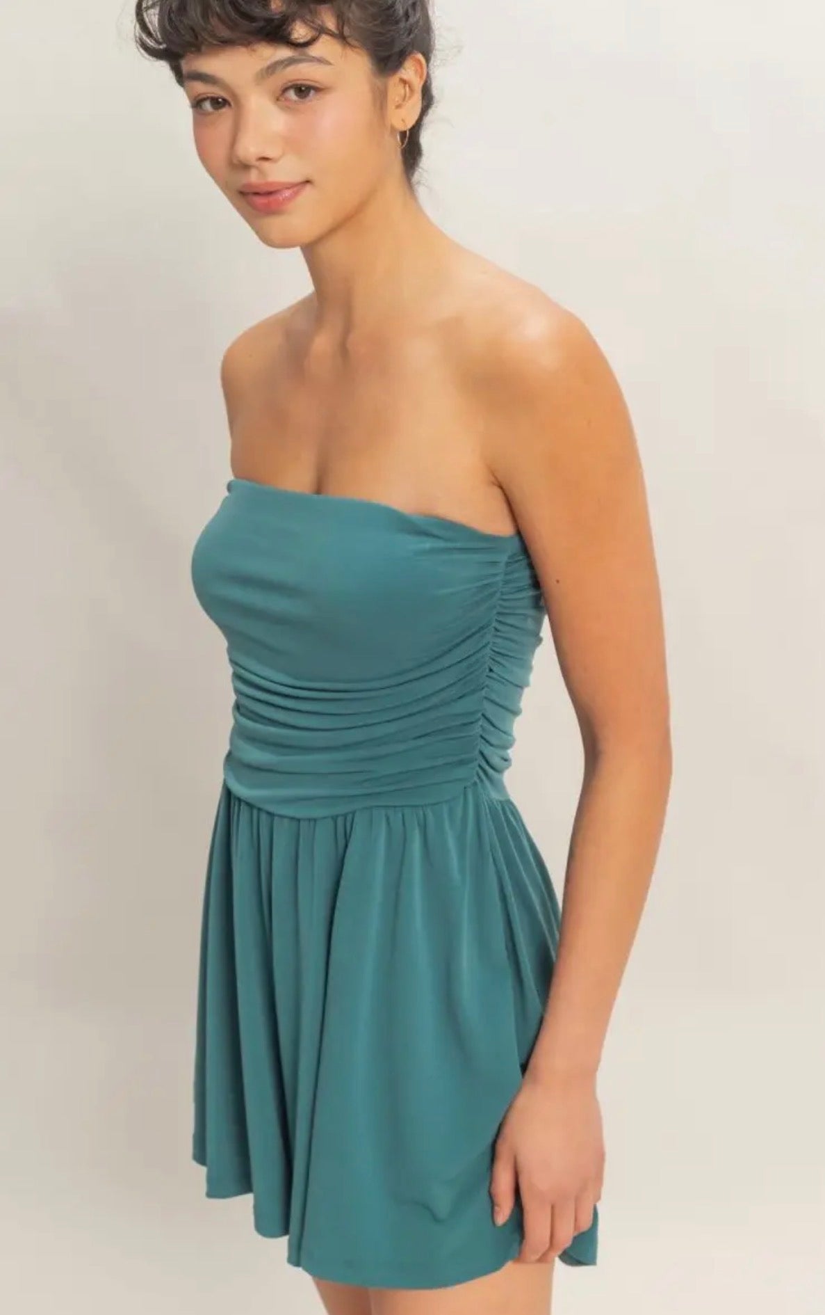 Teal Coastal Cutie Romper