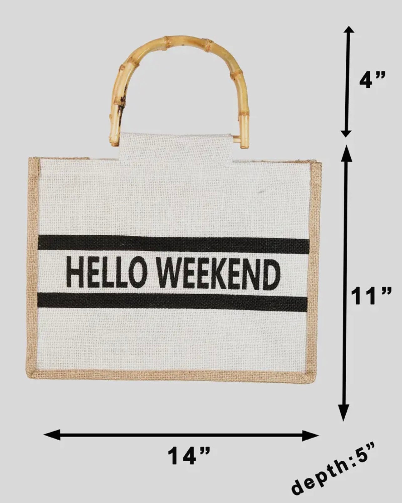 Hello Weekend Tote