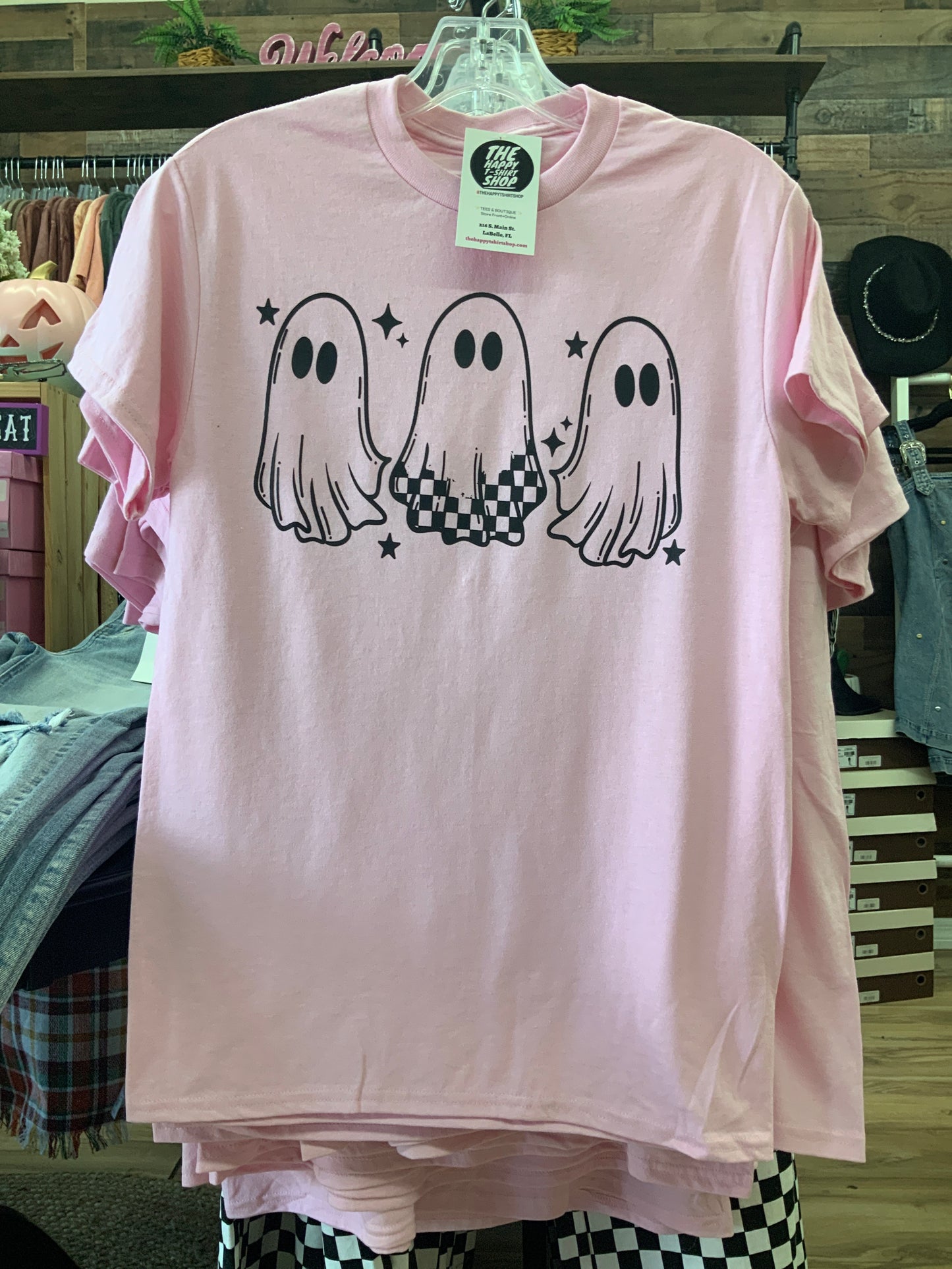 Checkered Ghost Tee
