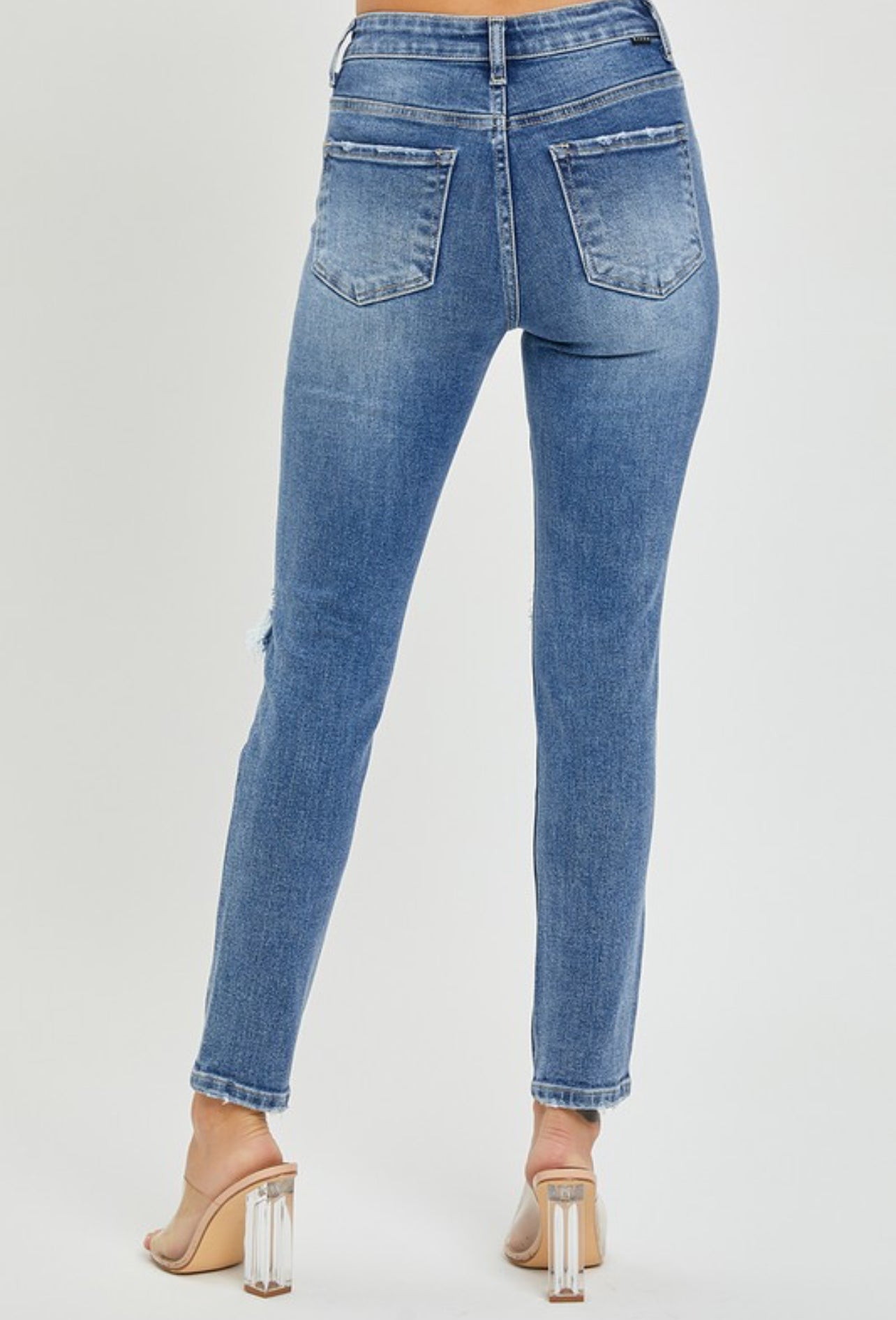 Lizzie Skinny Ripped Jeans