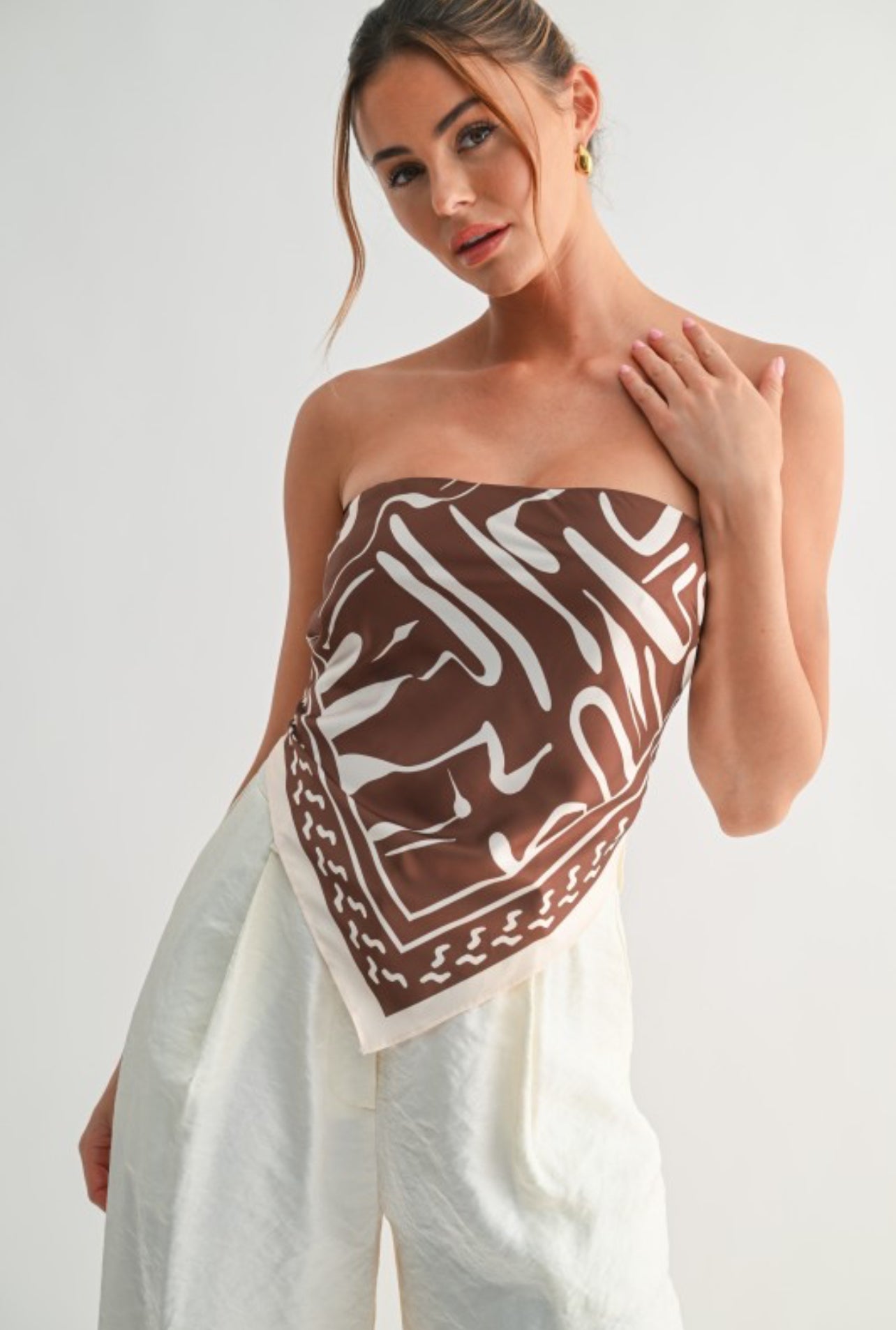 Boho Bandana Tube Top