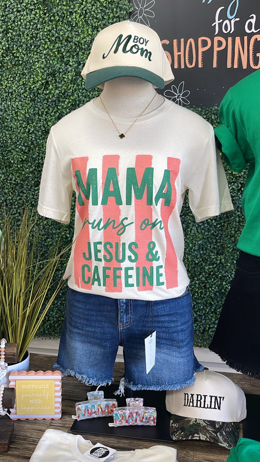 Mama Jesus & Caffeine Tee