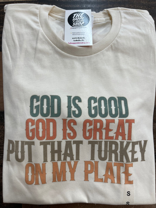 TURKEY ON MY PLATE TEE