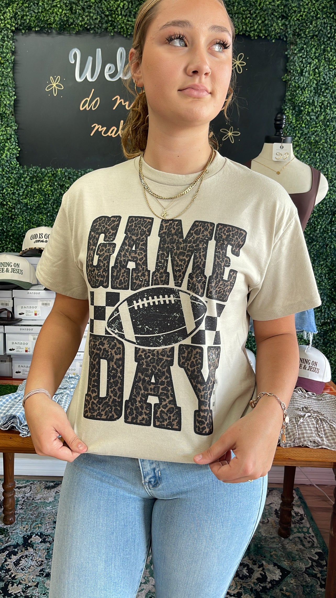 LEOPARD GAME DAY TEE