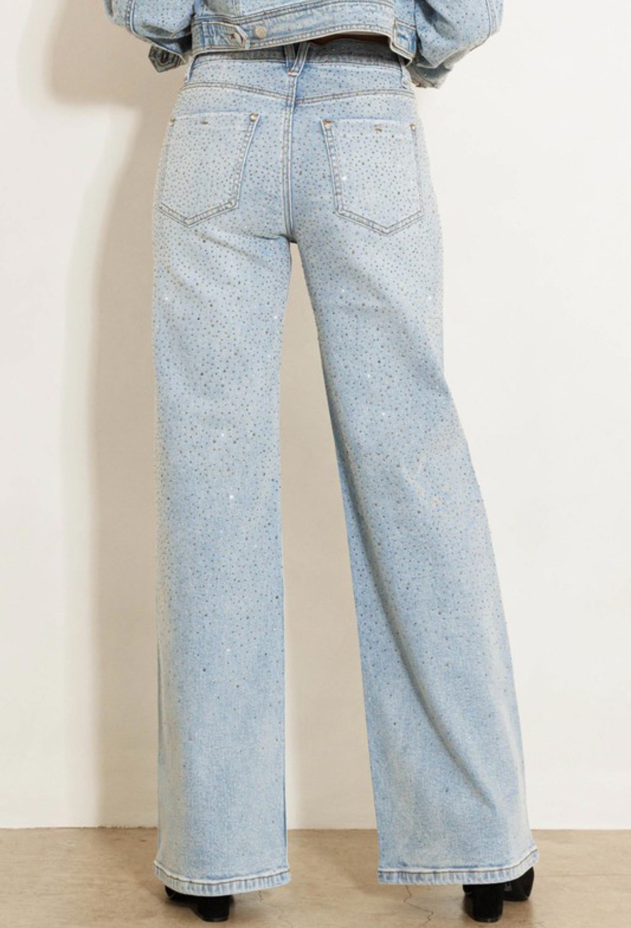 Stones & Dazzled Denim Jeans