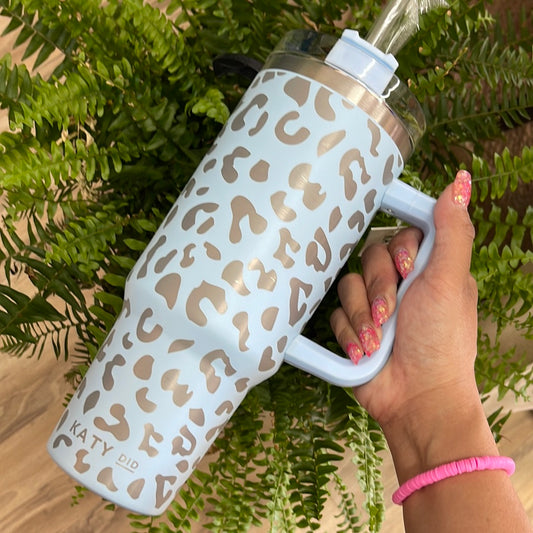 Sky Leopard Tumbler