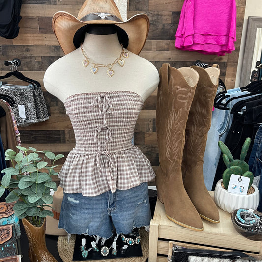 JOEY STRAPLESS TOPS