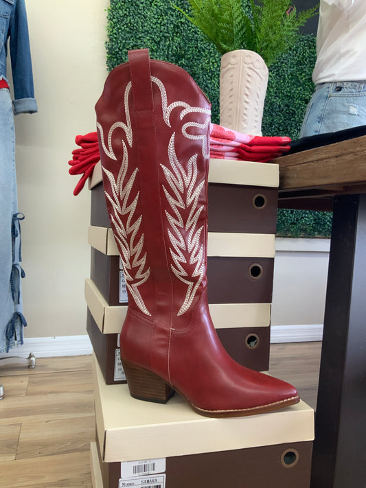 Samara Crimson Belle Boots