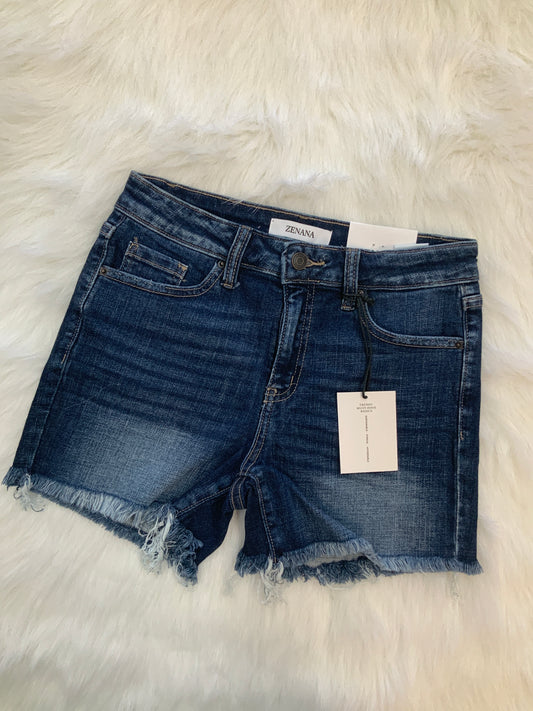 Casual Dark Wash Shorts
