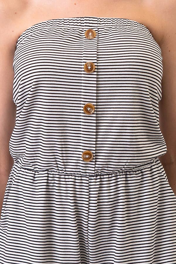 TAMMI STRIPE ROMPER