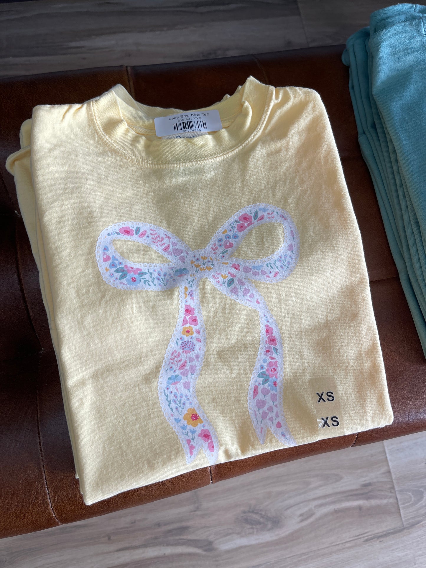 Lace Bow Kids Tee