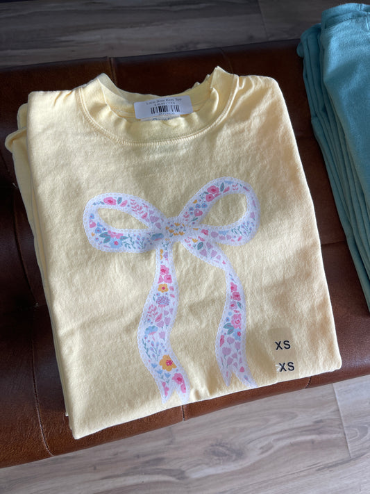 Lace Bow Kids Tee