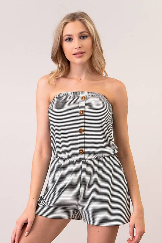 TAMMI STRIPE ROMPER