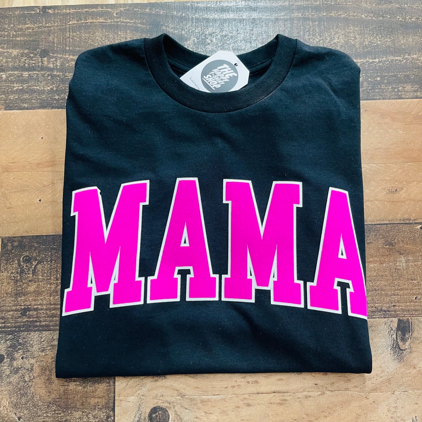 Pink and Black MAMA Tee