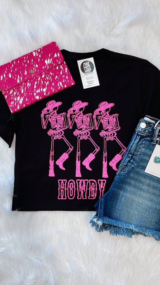 Howdy Skeleton Tee
