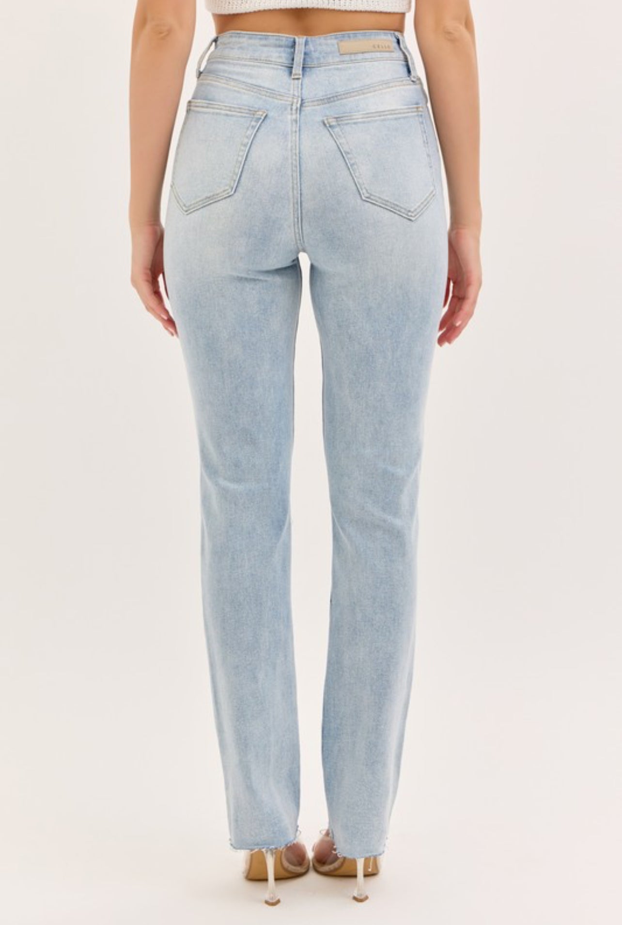 Stella High Rise Straight Jeans