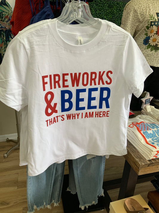 Fireworks & Beer Tee