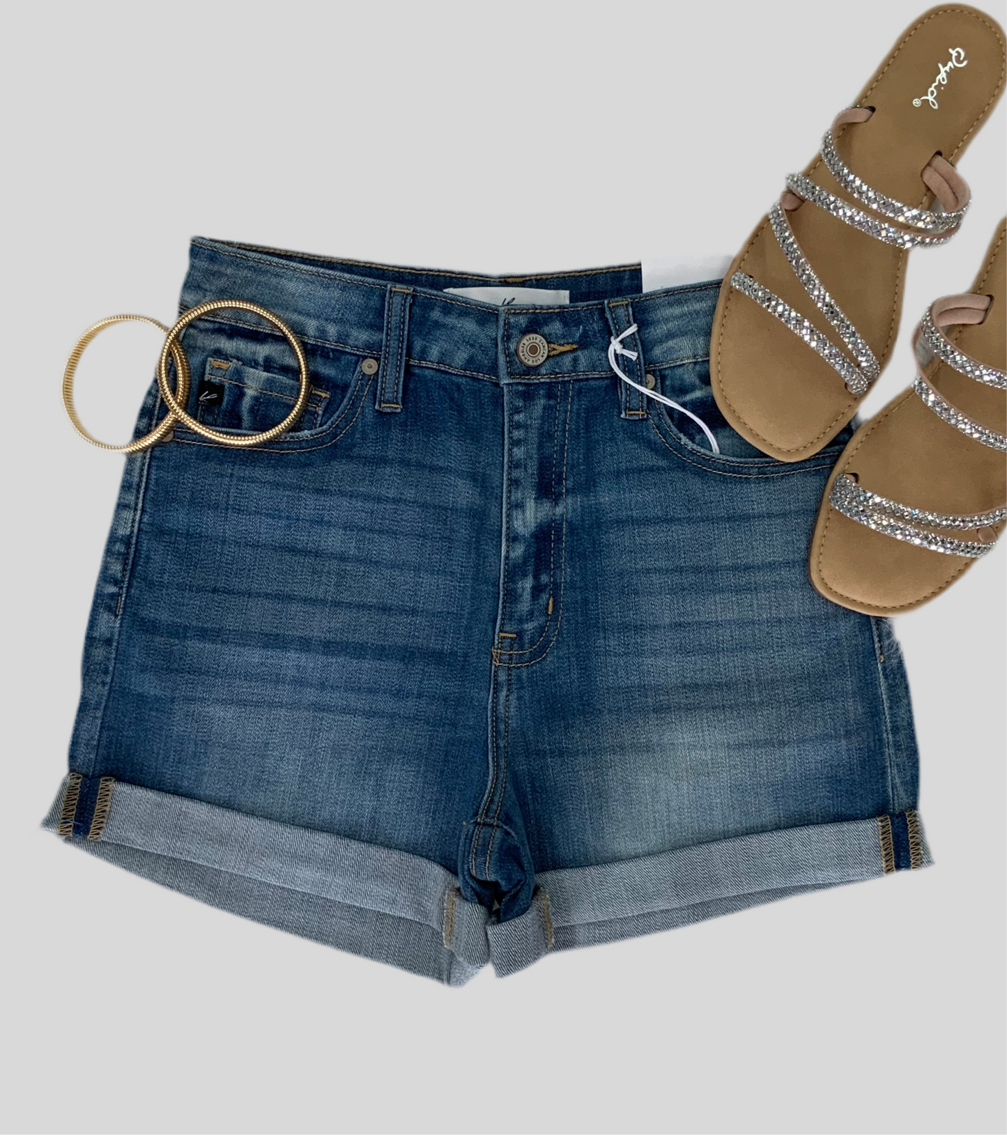 Denim shorts