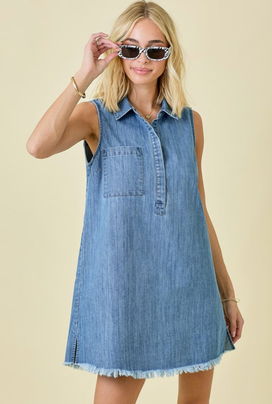 Denim Tank Dress