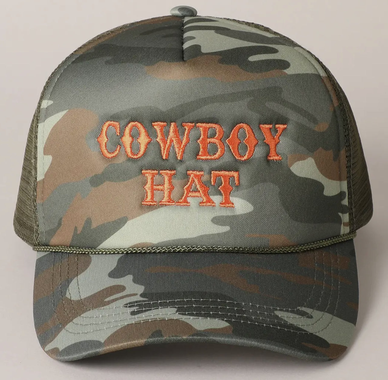 Cowboy Hat Trucker Hat