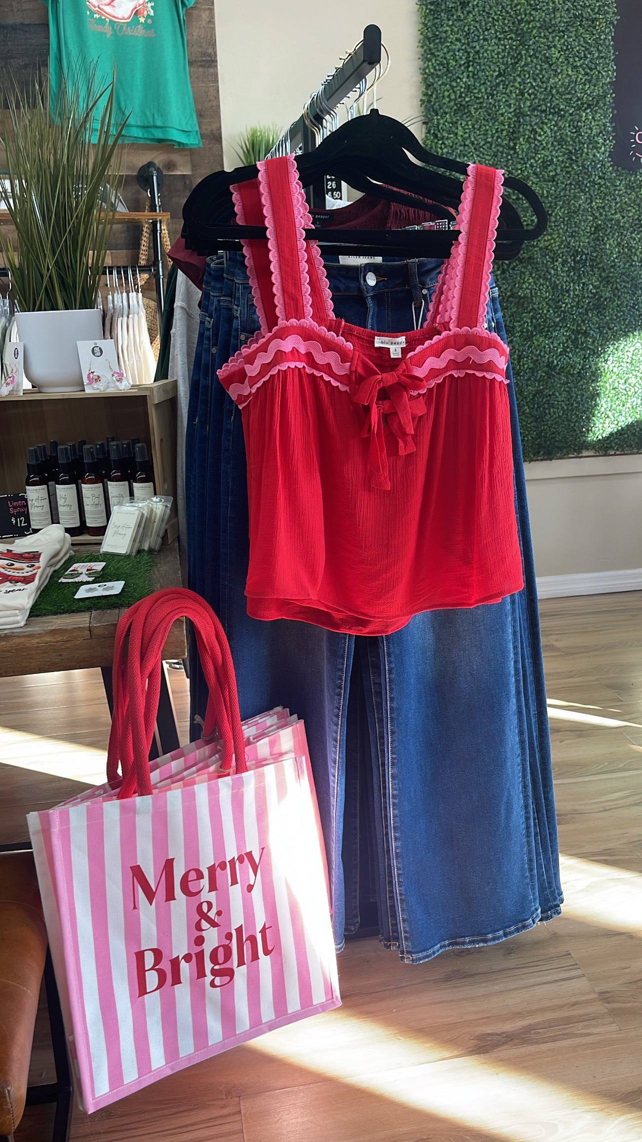 Festive Babydoll Top