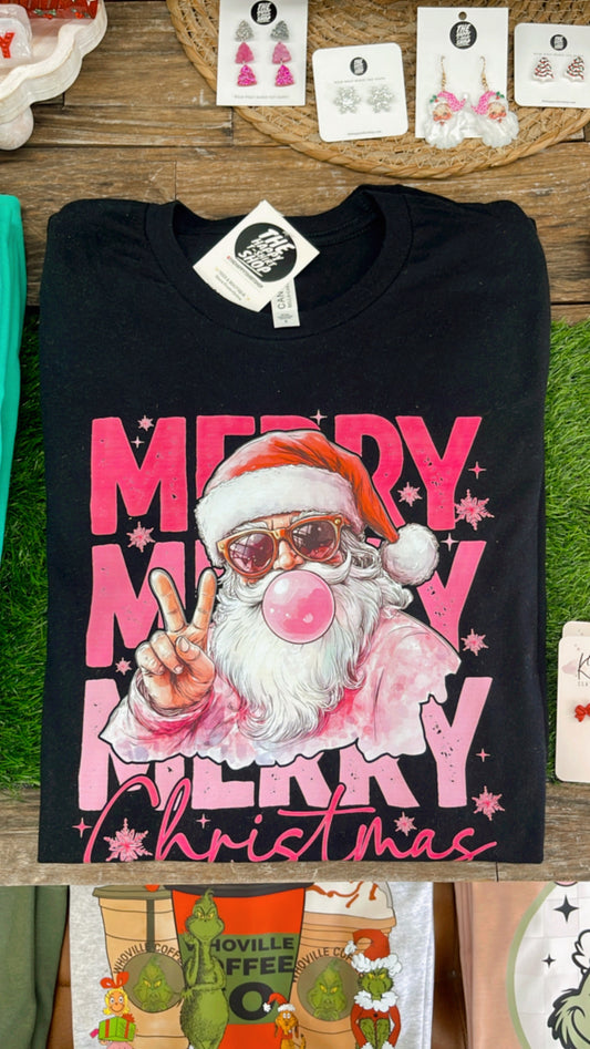 Cool Santa Christmas Tee