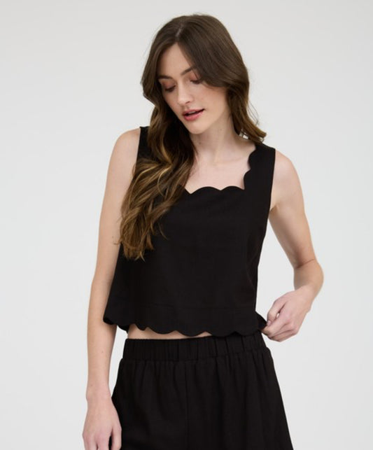 Scalloped Blouse
