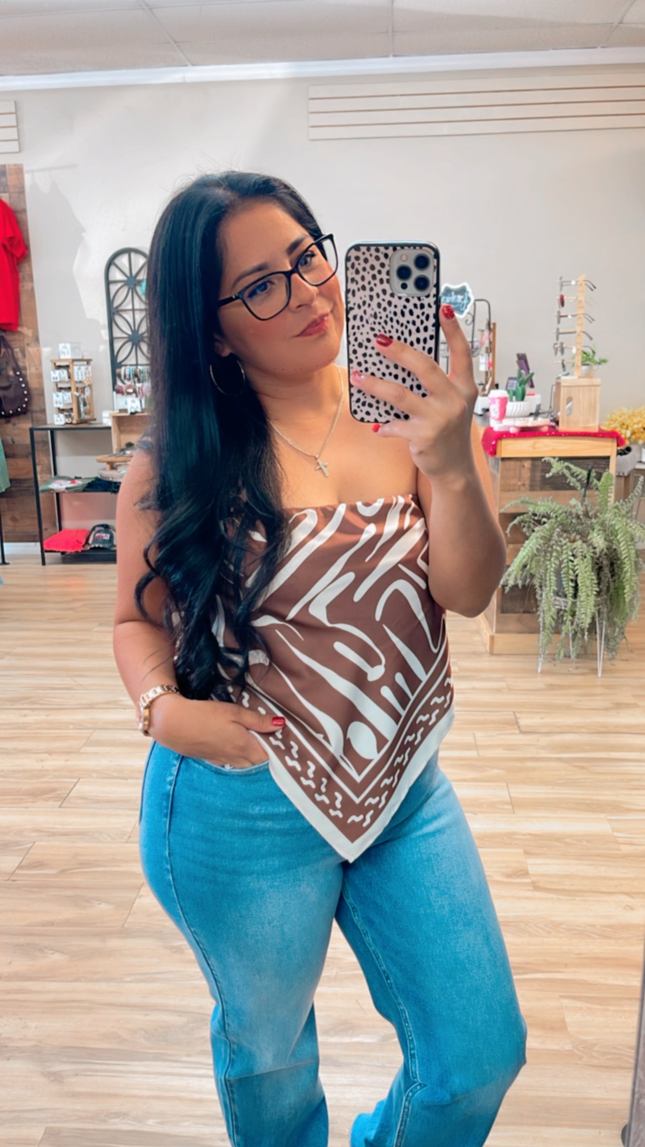 Boho Bandana Tube Top