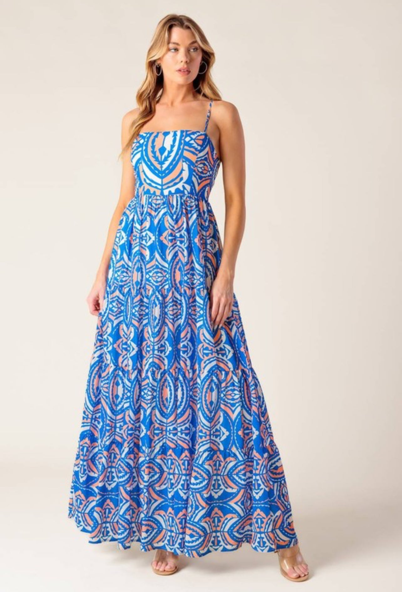 Spring Floor-length Dress