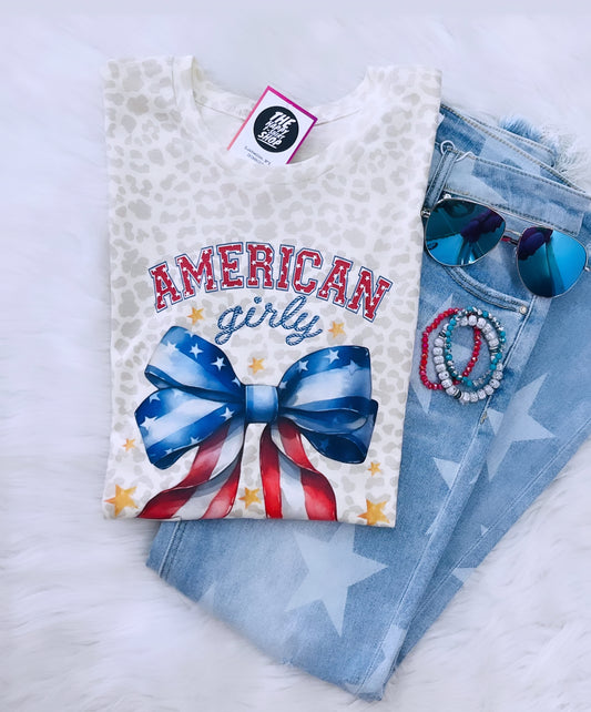 AMERICAN GIRLY TEE