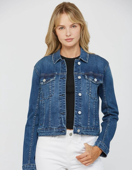 DARK WASH JEAN JACKET