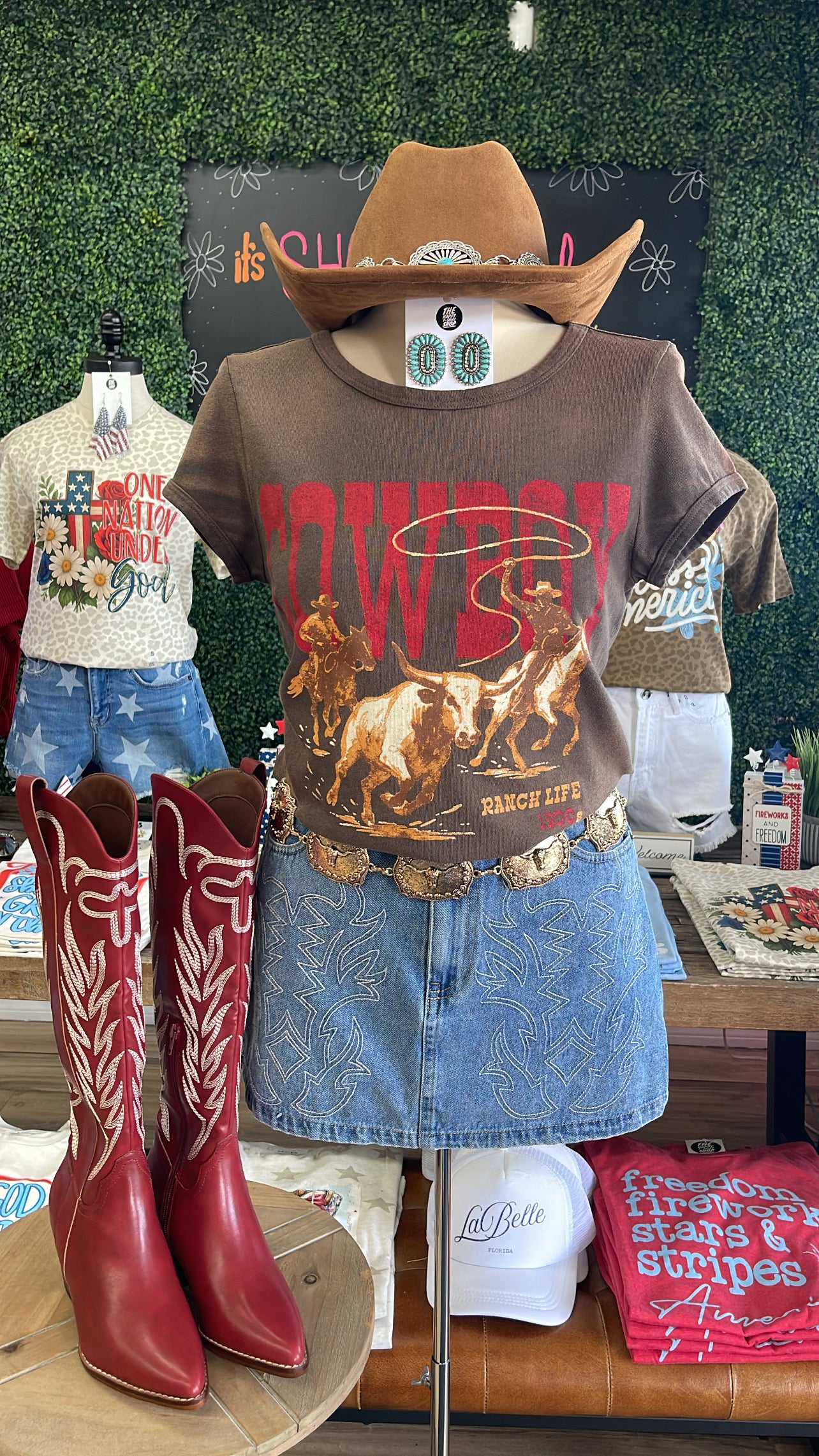 COWBOY WESTERN TEE