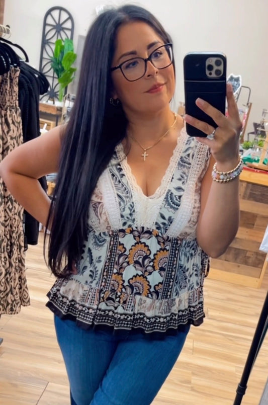 Western Paisley Tank